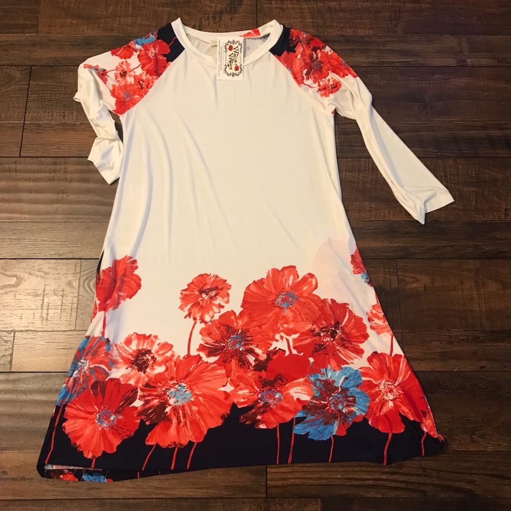 Floral print dress NWT